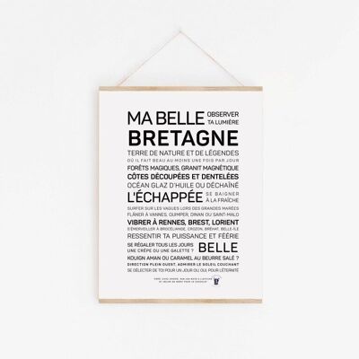 Poster Bretagne - A3