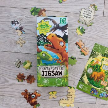 Dinosaures - Puzzles réversibles éducatifs pour enfants 1