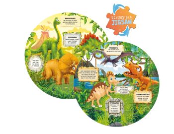 Dinosaures - Puzzles réversibles éducatifs pour enfants 3