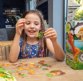 Dinosaures - Puzzles réversibles éducatifs pour enfants 4