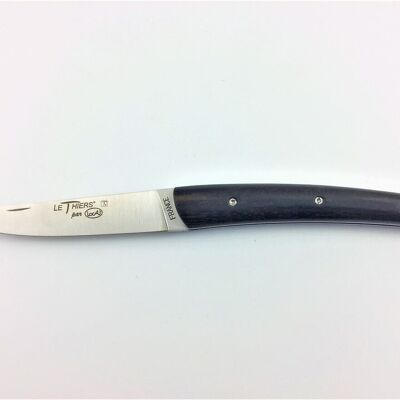 Coltello tascabile Le Thiers Pote manico intero 12 cm - Ebano