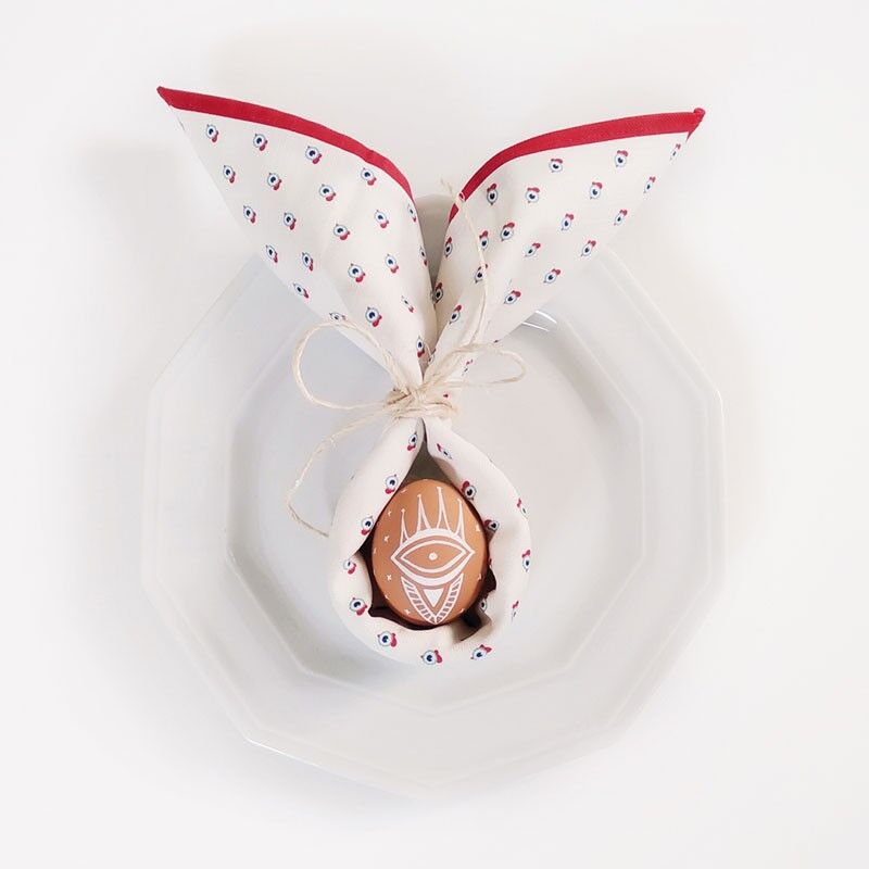 Gepunktete Serviette - La Coquette