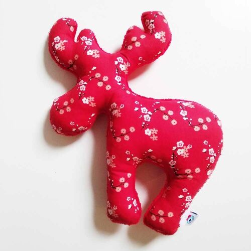 Doudou lapin plat bambou bébé 25x25cm singes - Coco Pistache France