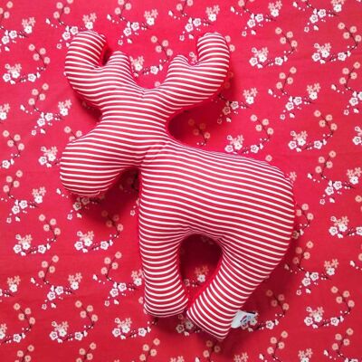 DOUDOU red sailor top baby girl boy christmas moose cotton and bamboo sponge 28cm