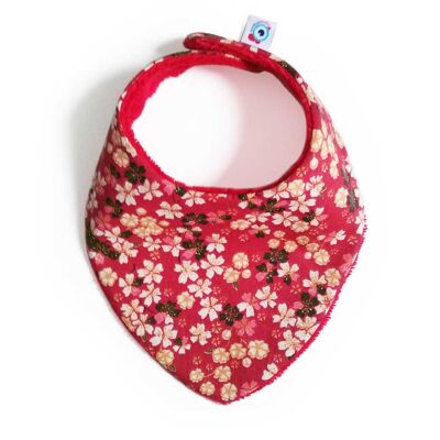 Lätzchen Weihnachtsbandana Baby Geburt Mädchen Junge Baumwolle Bambus Frottee Blumen 0-9 Monate