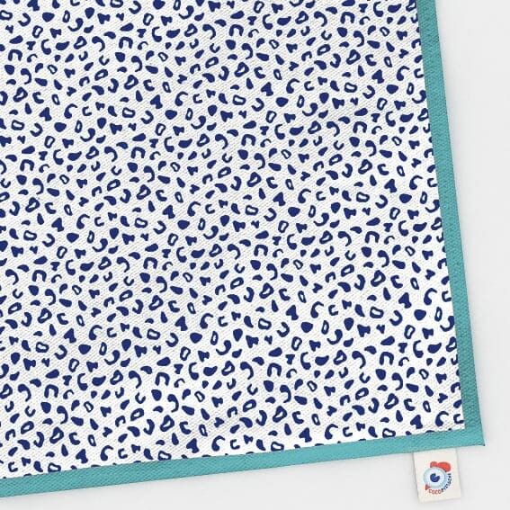 Asciugatutto in cotone - L'Élégrrrant savane 43 x 63 cm - Turchese