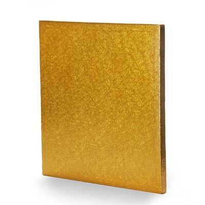 Einzeln verpackte quadratische Kuchentrommel Gold 10 Zoll