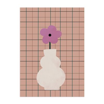 Piccolo poster di bouquet, carta ecologica e imballaggio
