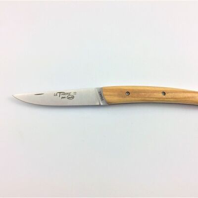 Le Thiers Pote knife full handle 12 cm - Olive tree