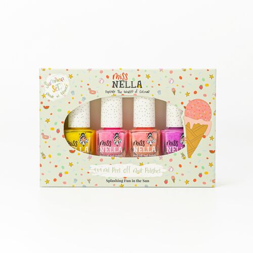 Summer Collection Pack of 4 Nail Polishes