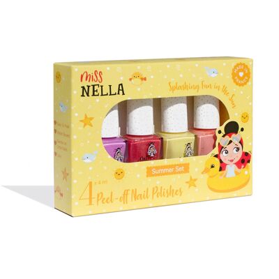 Colección Verano Pack de 4 Esmaltes de Uñas