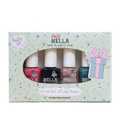 Party Collection Pack of 4 Nail Polishes