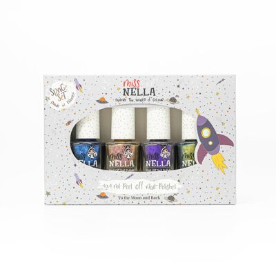 Space Collection Pack of 4 Nail Polishes