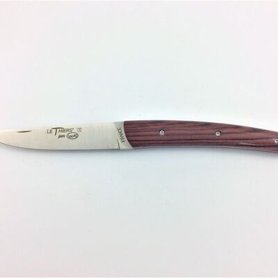 Coltello tascabile Le Thiers Pote manico intero 12 cm - Legno Viola