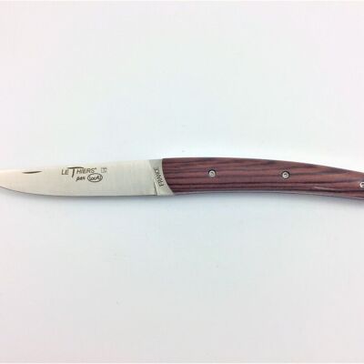 Full handle Le Thiers Pote knife 12 cm - Violet wood
