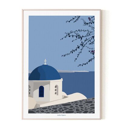 Griechische Figur, Insel Santorini