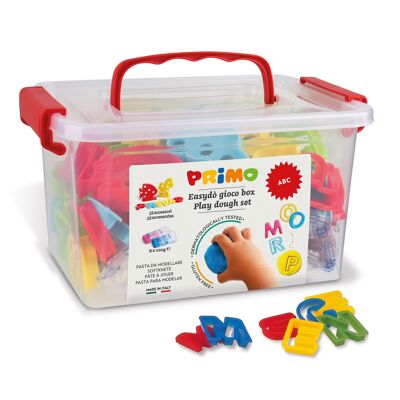 Easydò pâte sans gluten set "ABC", 8 couleurs 100 g