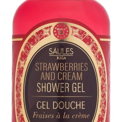 Saules Fabrika Gel douche fraises à la crème 200 ml