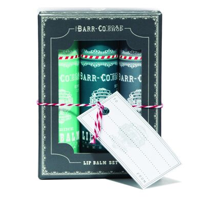 Barr-Co Balm Gift Set (Cool Trio - Marine, Spanish Lime + Sugar & Cream)