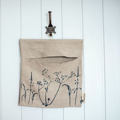 Borsa porta mollette in lino Collezione Hedgerow