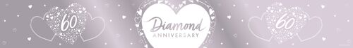 Diamond Anniversary Foil Banner