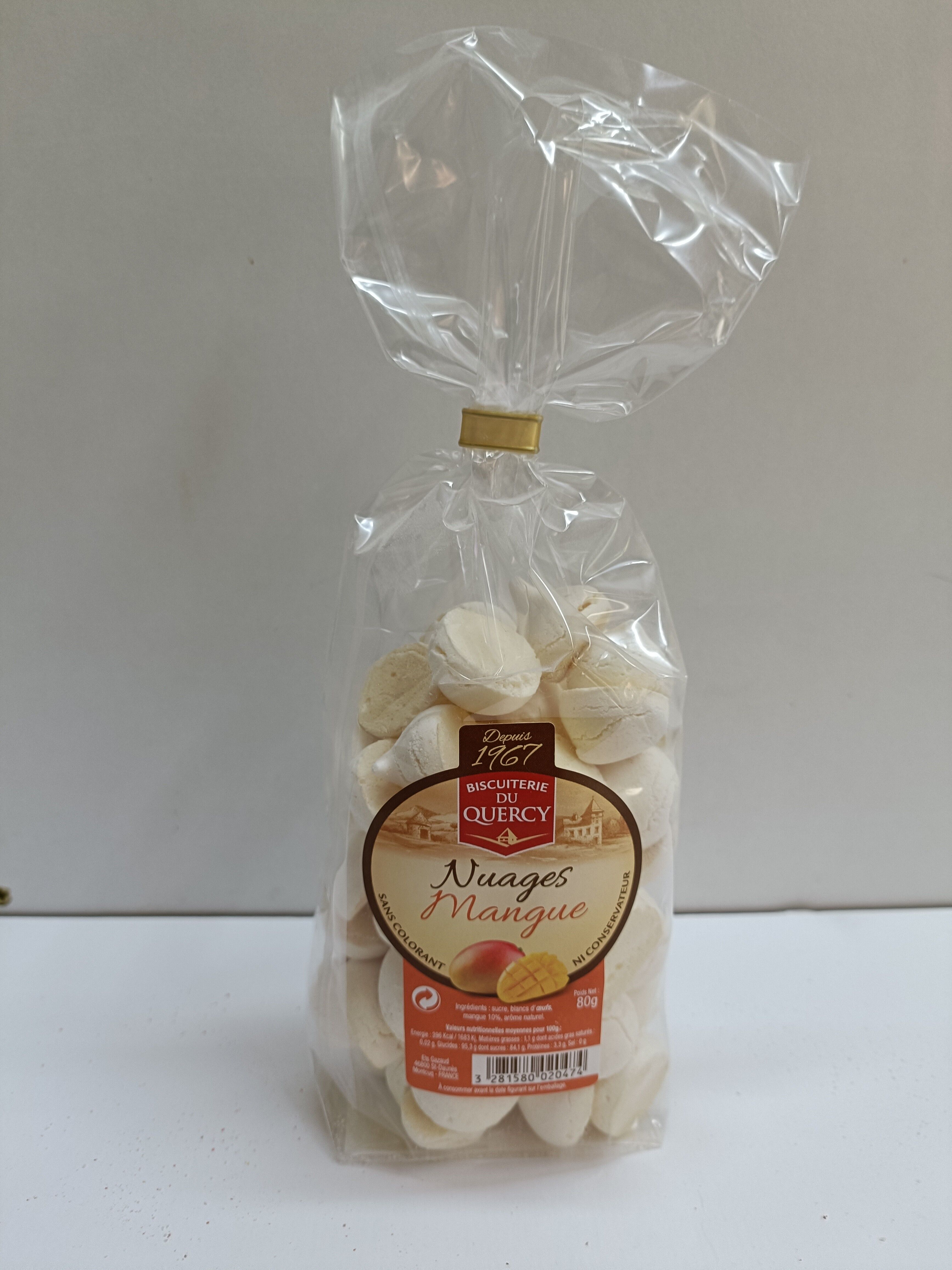 NUBES DE MANGO Caja de 12 sobres x 80g