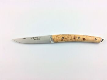 Couteau Le Thiers Pote plein manche 12 cm - Bouleau 4