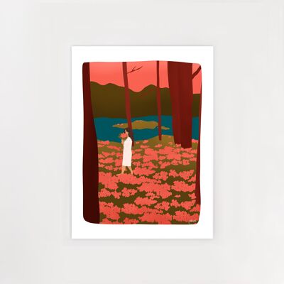 Affiche Sous bois 21x29,7cm (A4)