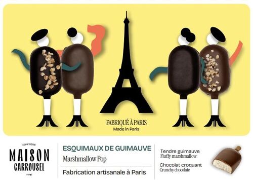 4 Esquimaux – Guimauves enrobées de chocolat