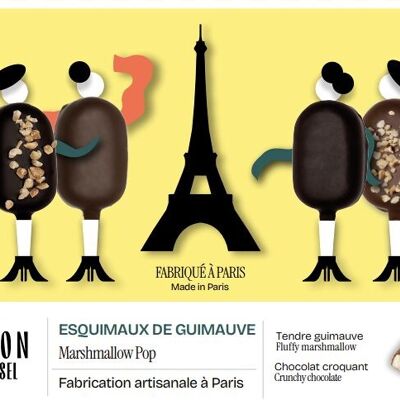 4 esquimales – Malvaviscos cubiertos de chocolate