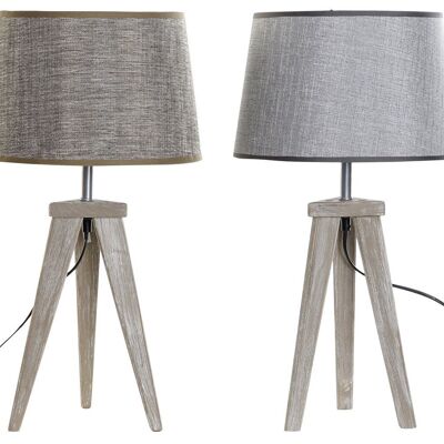 PINE TABLE LAMP 30X30X57,5 SHEET 2 ASSORTMENTS. LA178495