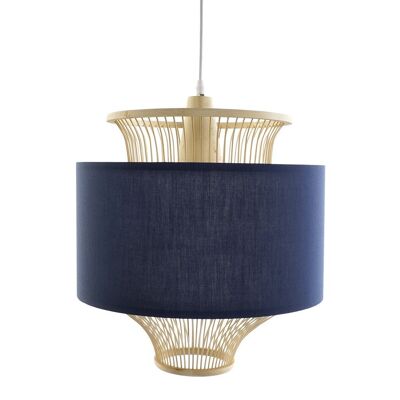 BAMBOO POLYESTER CEILING LAMP 40X40X52 NATURAL LA178738