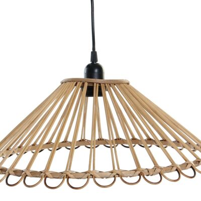 PLAFONIERA RATTAN 45X45X17 NATURALE LA181094