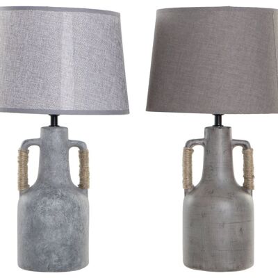 PORZELLAN-TISCHLAMPE 28X28X50 GRIFF 2 SORTIMENTE. LA182397