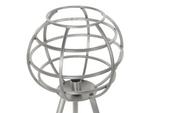 LAMPE DE TABLE EN MÉTAL 50X50X98 GRIS FONCÉ LA182750 3