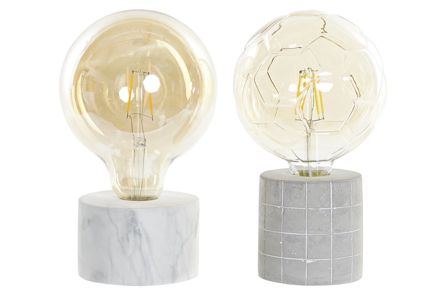 DECORATION LUMINOUS CEMENT LED 12X12X22 2 ASSORTMENT. LA183048