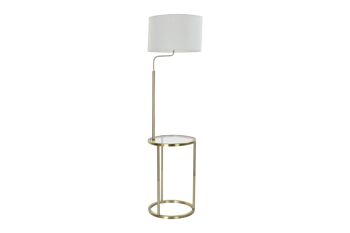 LAMPADAIRE MÉTAL LIN 43,5X40X154 DORÉ TABLE LA185615 1