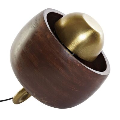 TABLE LAMP MANGO METAL 21X21X21 BROWN LA185806