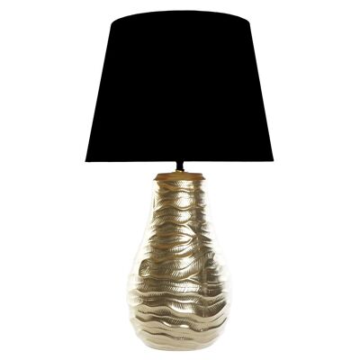 LAMPADA DA TAVOLO CERA LINO 38X38X65 DORATA LA188187