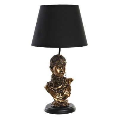 AFRICAN RESIN TABLE LAMP 31X31X58 LA189998