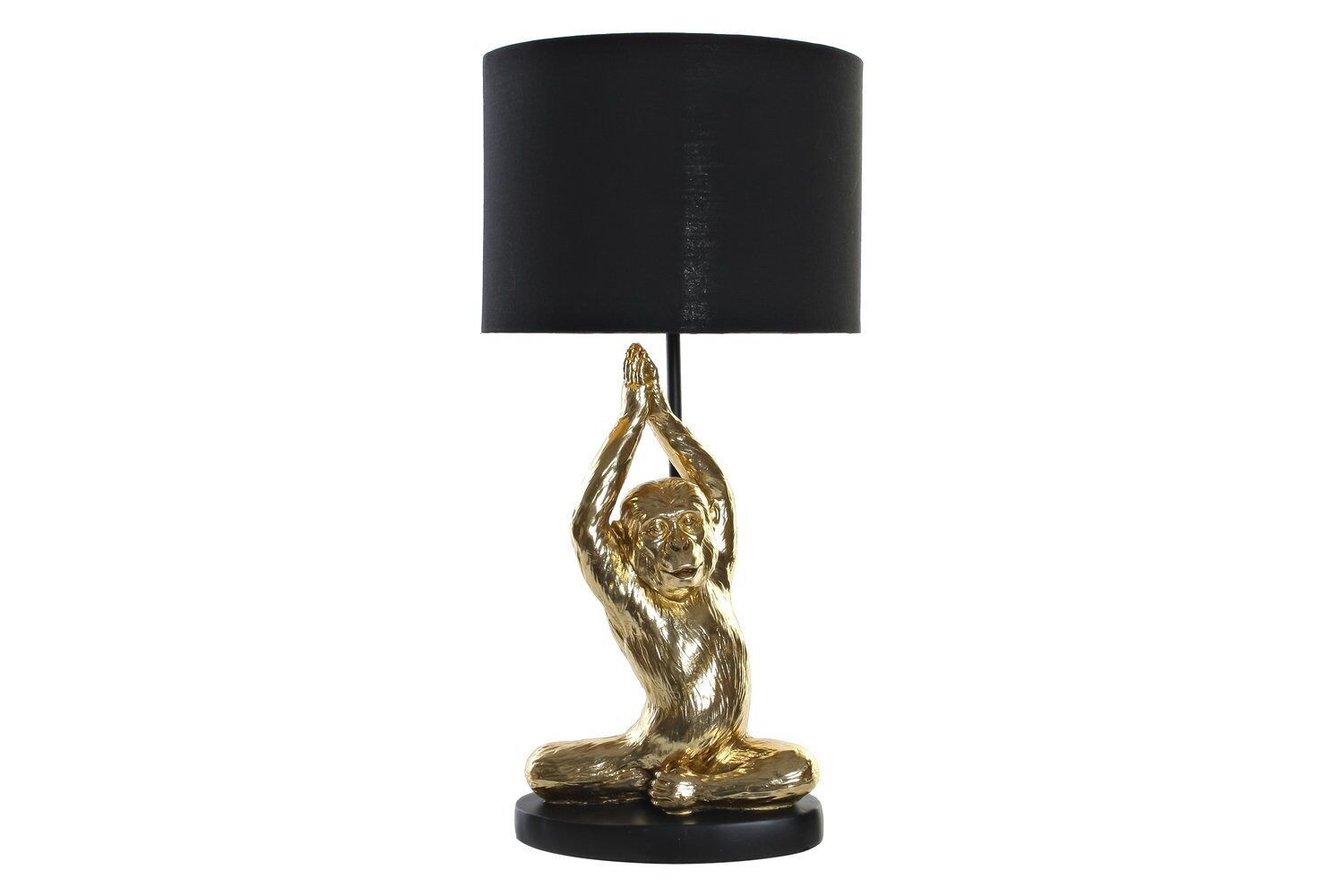 LAMPADA DA TAVOLO IN RESINA 25X25X49 MONKEY YOGA LA190000