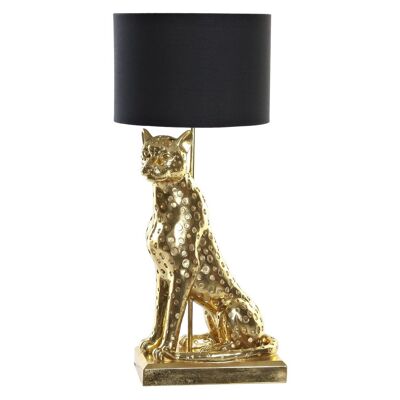 RESIN TABLE LAMP 34X34X71 LEOPARD LA190298