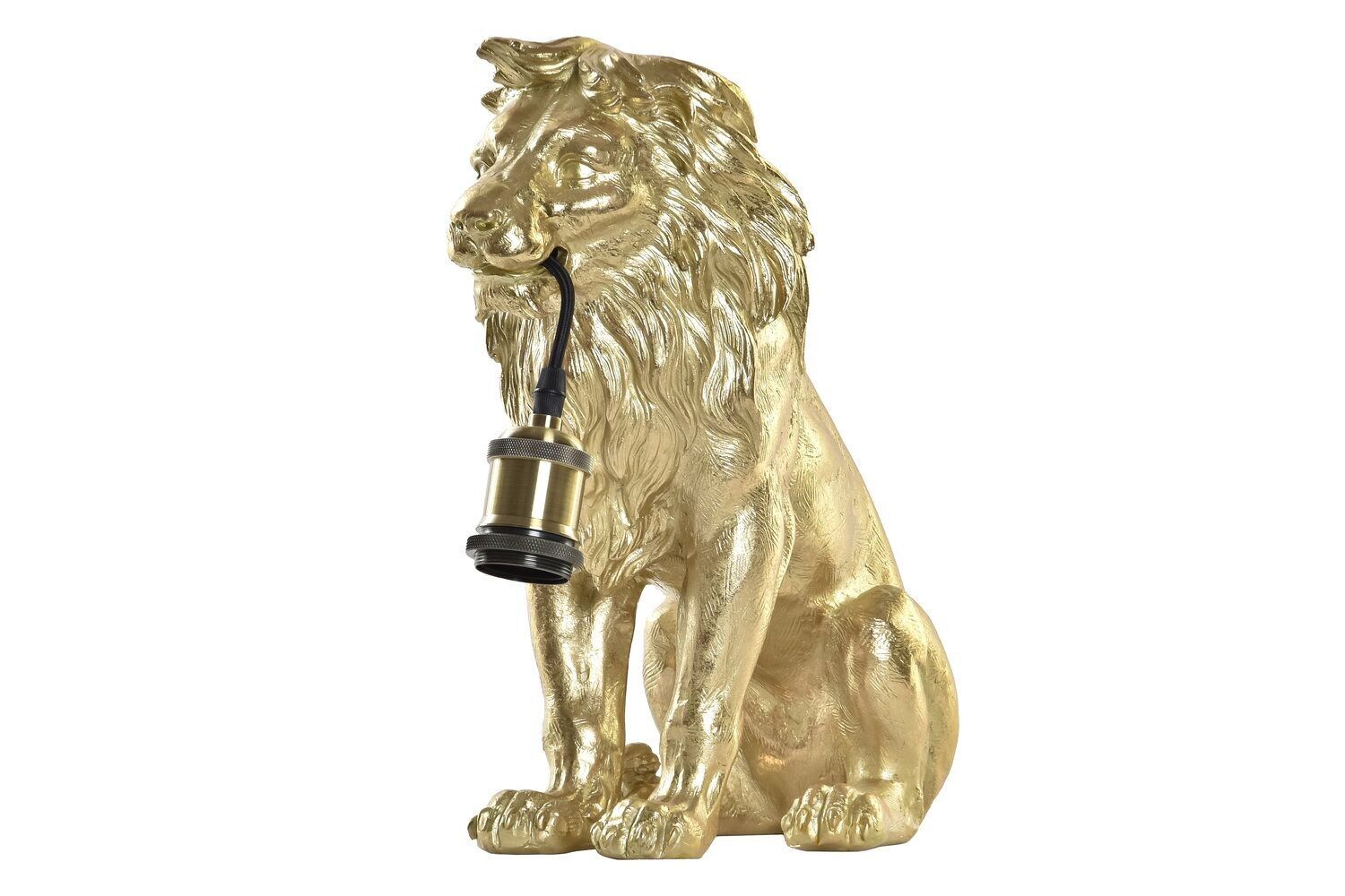 TABLE LAMP RESIN METAL 31,5X18X35,5 LEON LA195213