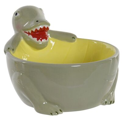 DOLOMITE BOWL 13,7X15,7X10,2 313 GREEN DINOSAUR LC173477