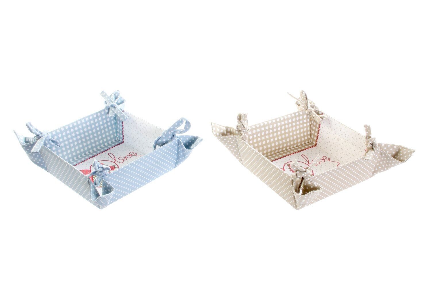 BAUMWOLLKORB 20X20X10 LOVE 2 SORTIMENTE. LC175038