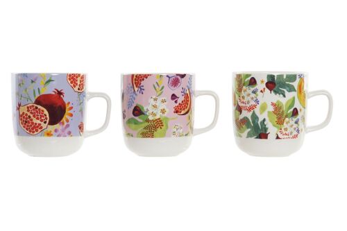 MUG PORCELANA 12X8,5X10 380ML, 3 SURT. LC179332