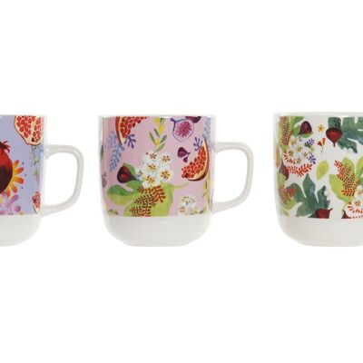 MUG PORCELANA 12X8,5X10 380ML, 3 SURT. LC179332