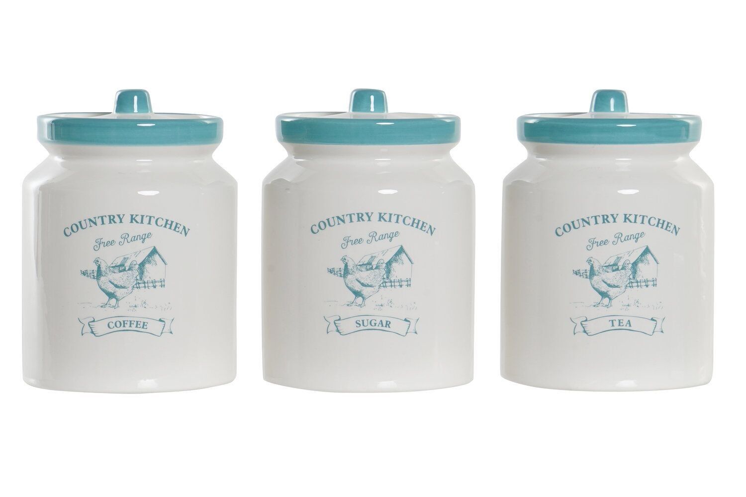 BARATTOLO SET 3 DOLOMITE 11,5X11,5X17 CAFFÈ BIANCO LC181151