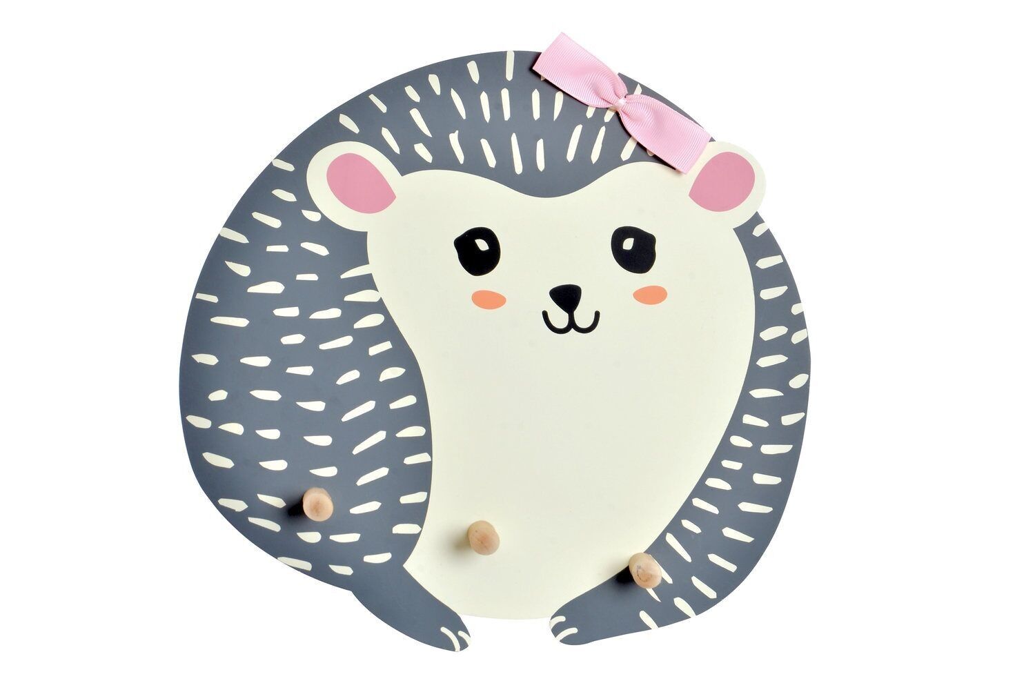 WALL HANGER MDF 30X4,5X30 HEDGEHOG GRAY LD153099
