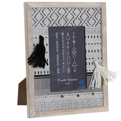 PHOTO FRAME MDF 10X2X15 19,3X1,8X24,3 GRAY LD171521